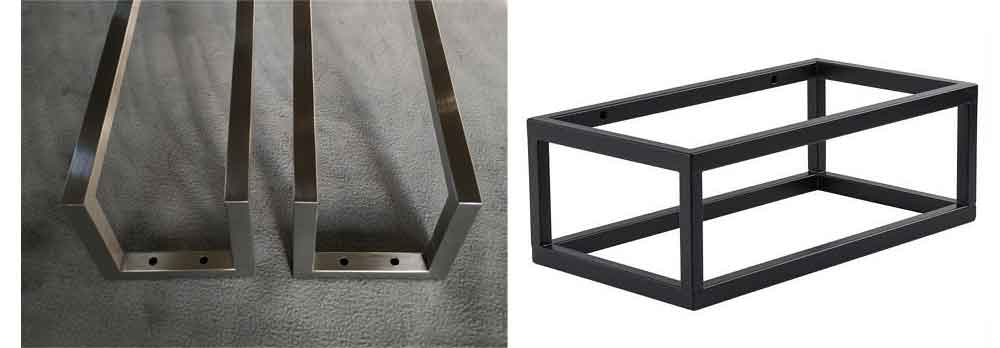 Bathroom Shelf Black Metal