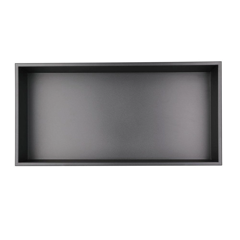 Nicho negro de 24x12 pulgadas